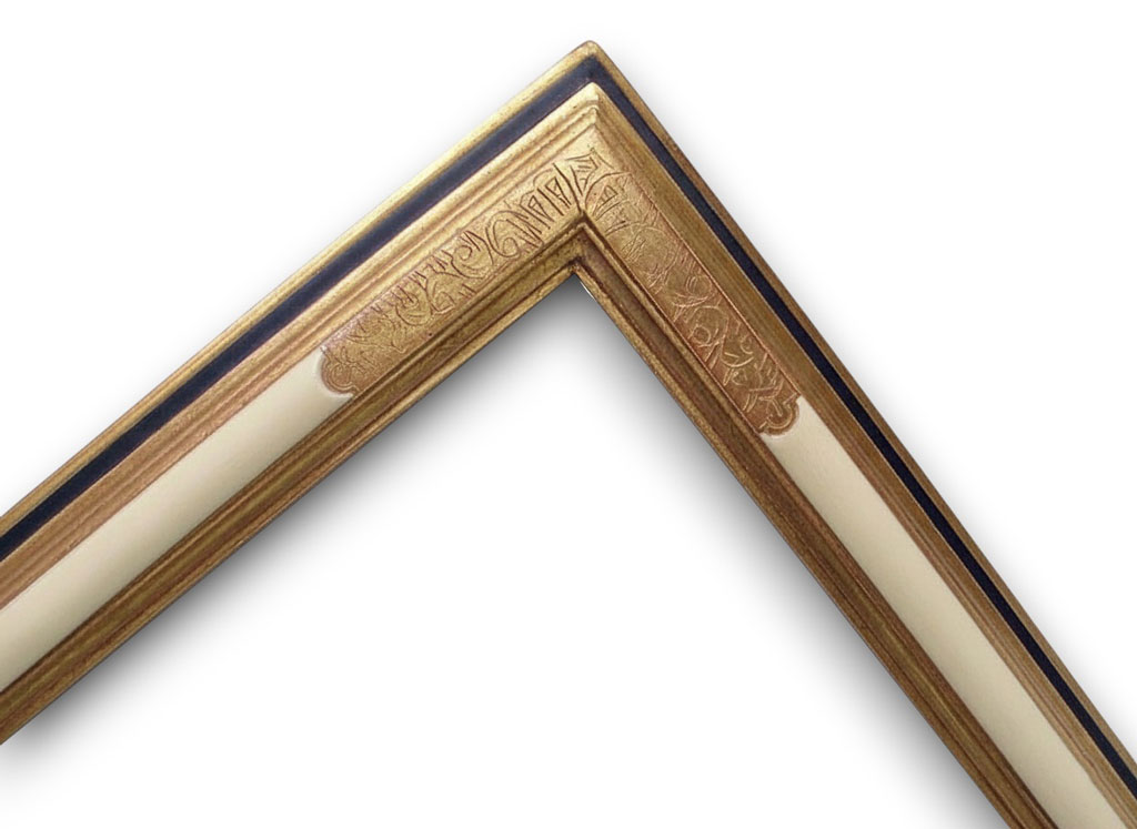 Mercure or ivoire plat extérieur noir