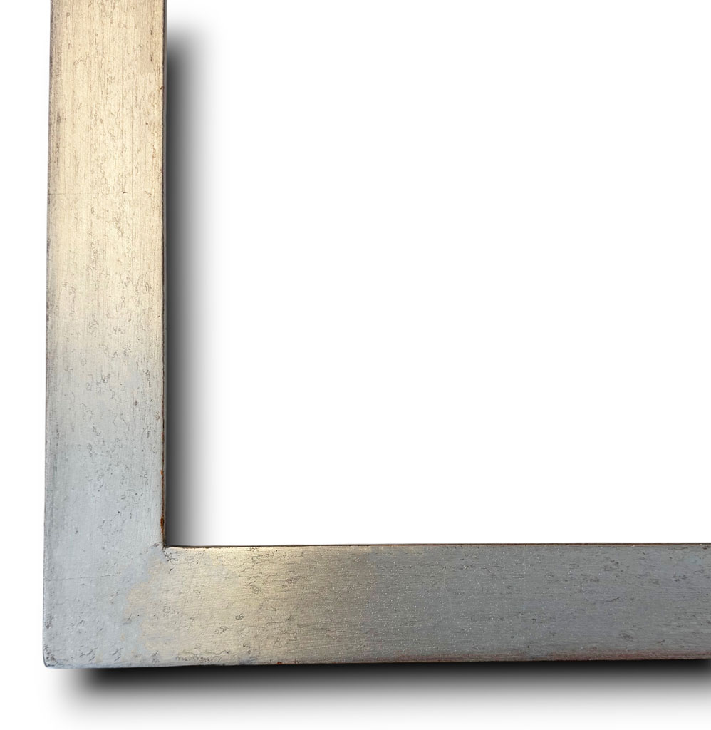 Carré 45*35 Argent mat dos noir